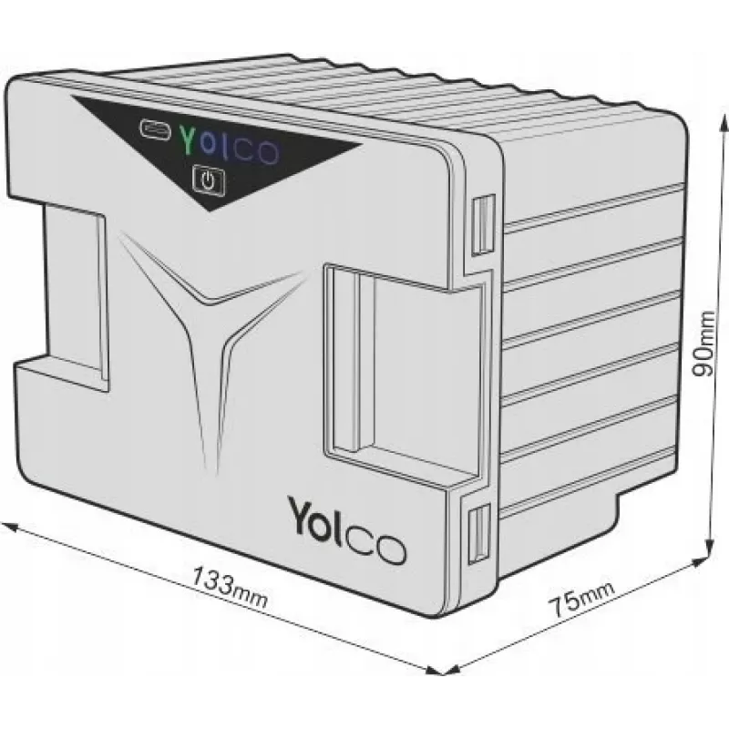 Yopower SC4G, SC4B batteria ricaricabile modulare per frigoriferi portatili Yolco
