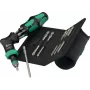 Cacciavite a cricchetto Wera Kraftform Kompakt Pistol RA‑R 2 con 13 punte, design compatto a pistola con cricchetto