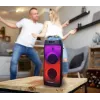 Sistema audio PLL FM USB/SD/BT 2xKaraoke FULL LED PartyBox