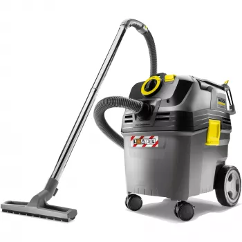 Aspiratore a tamburo Kärcher NT 30/1 Ap L — asciutto e bagnato, serbatoio 30 L, 1380 W, flusso d'aria 74 l/s, 25,4 kPa