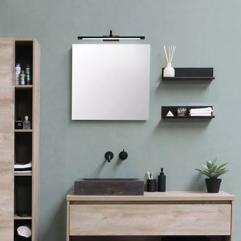 Applique decorativa ActiveJet AJE-FADO — LED 12W, 720 lm, 4000K, IP44, 560×210×100 mm