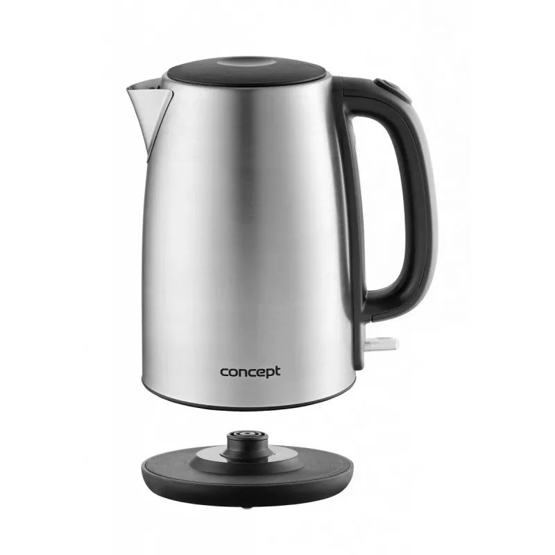 Bollitore elettrico Concept Solution RK3260 — 1,7 l, 2200 W, acciaio inox, senza filo