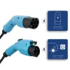 Cavo di ricarica EV Akyga AK-EC-08 Type 2 a Type 1, monofase, 32 A, 7,2 kW, 6 m