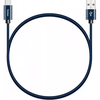 Cavo YENKEE YCU 301 BE USB-A 2.0/USB-C 1m lilla