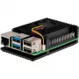 Joy-IT Armor Case BLOCK ACTIVE case SBC adatto per schede di sviluppo Raspberry Pi (RB-AlucaseP5-07FAN)