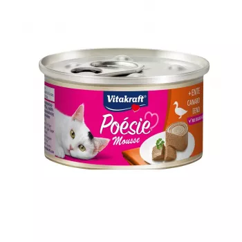 Cibo umido per gatti Vitakraft Poésie Mousse anatra 85 g bustina — anatra, 85 g, senza glutine, umidità 78%
