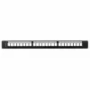Patch panel 1U LANBERG PPKS-1124-B, 24 porte, 1U, ABS, nero, 482,6×44,5×154 mm