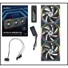 LIAN LI UNI FAN SL Wireless 120 ARGB Nero confezione da 3