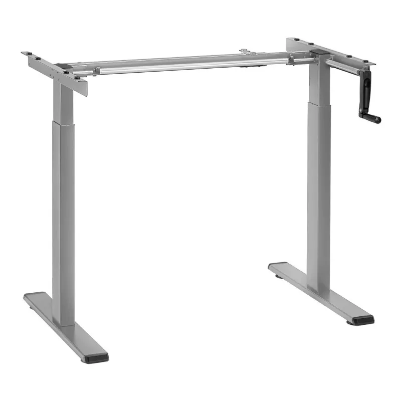 Scrivania regolabile in altezza manualmente MACLEAN MC-790NG — carico max 60 kg, altezza max 120 cm