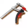 BESSEY KliKlamp morsetto a vite 30 cm acciaio inox, nero, rosso
