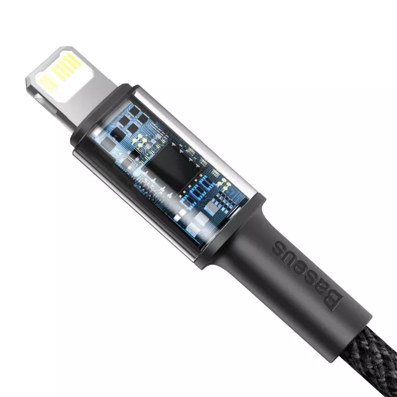 Baseus cavo intrecciato ad alta densità Type-C a Lightning, PD, 20W, 1m (nero)