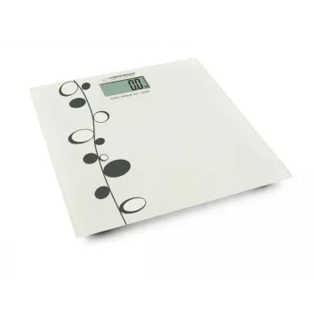Bilancia pesapersone Esperanza Zumba EBS005 - elettronica, 180 kg, vetro bianco