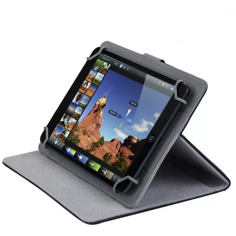 Rivacase Orly 3017 custodia a libro per tablet 10,1 pollici (25,6 cm), similpelle PU, nera