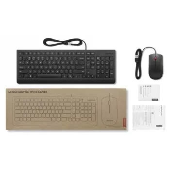 Lenovo Essential set tastiera e mouse con filo