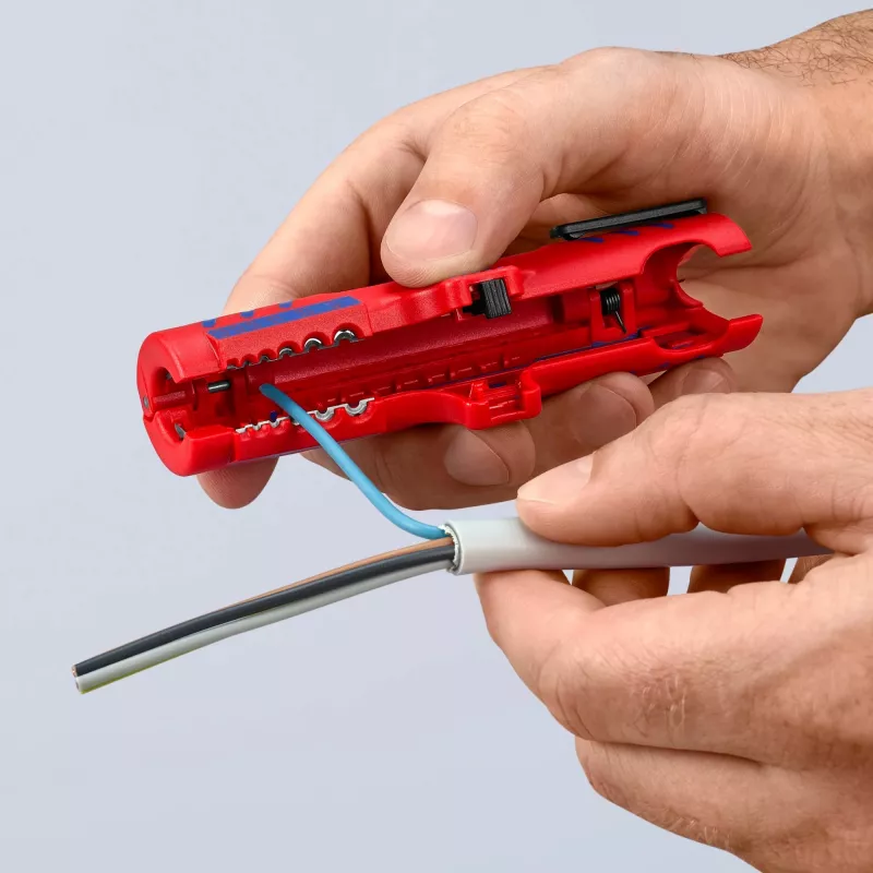 Knipex 16 85 125 SB Spellacavi blu, rosso