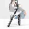 Tech-Protect L05S selfie stick con treppiede, luce LED e telecomando Bluetooth