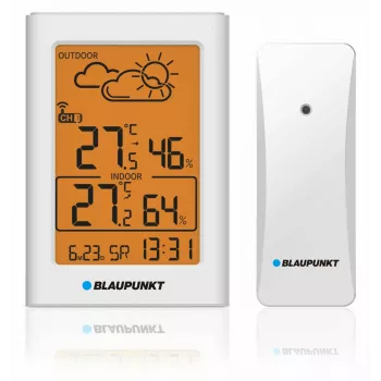 Blaupunkt WS15WH stazione meteorologica con sensore esterno, bianco