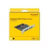 Scheda Delock PCI Express x1 a 4 porte USB Type-A esterne SuperSpeed USB