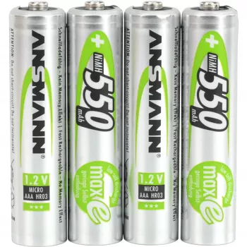 Batteria Ansmann blister 4 X Accu AAA 550 mAh