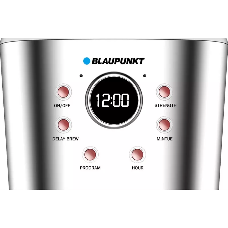 Blaupunkt CMD802WH Display 1,5 l macchina da caffè americano argento