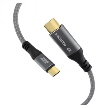 EFB Elektronik Cavo USB-C a HDMI 4K30Hz grigio - Cavo - Digitale/Dati (USB-HDMI-00001)