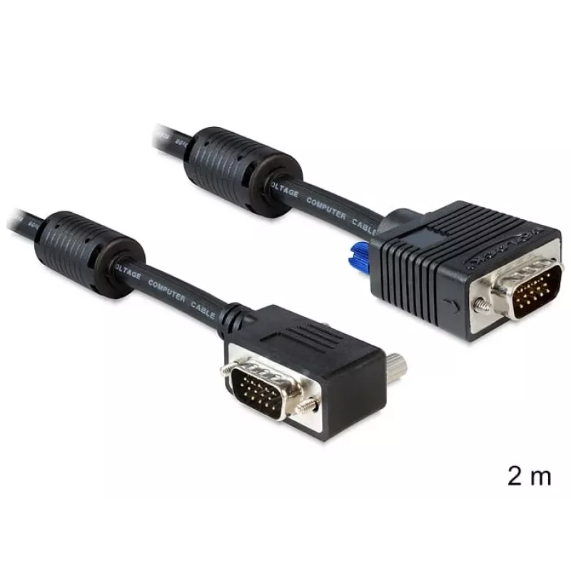 Cavo SVGA DeLOCK 83173 2m VGA D-Sub nero
