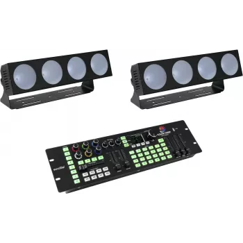 Set luci LED EUROLITE CBB-4 controller DMX RGB, controller per luci LED RGB