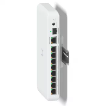 Supporto per guida DIN Ubiquiti UACC-Switch-DIN per switch UniFi Compact, bianco