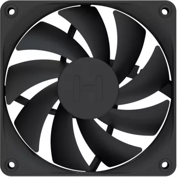 Ventola per case 120 mm confezione da 4 HYTE FA12 nero, supporto PWM, montaggio standard 120 mm