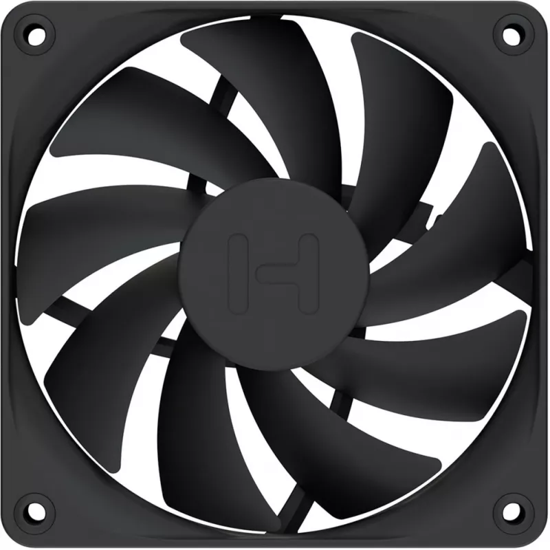 Ventola per case 120 mm confezione da 4 HYTE FA12 nero, supporto PWM, montaggio standard 120 mm