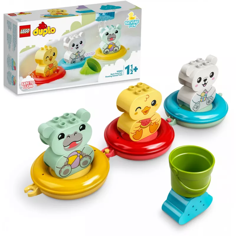 LEGO DUPLO 10965 BAGNI DIVERTENTI: TRENINO DEGLI ANIMALI GALLEGGIANTI