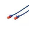 Cavo di rete Digitus CAT 6 U/UTP RJ-45 Cat6 3m blu