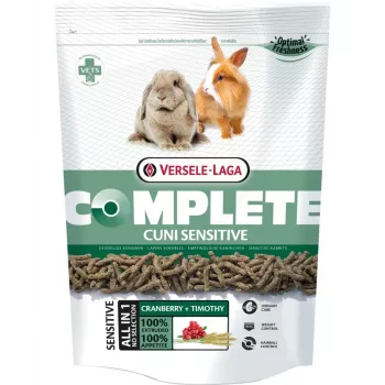 Versele-Laga Complete Cuni Sensitive 1,75 kg — erbe, 13% proteine, 20% fibre grezze, 2,5% grassi