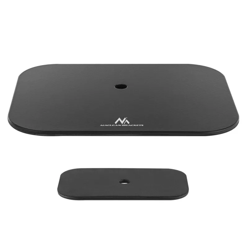 Maclean MC-929 piastra di rinforzo per piano scrivania per supporti da scrivania per monitor, nero