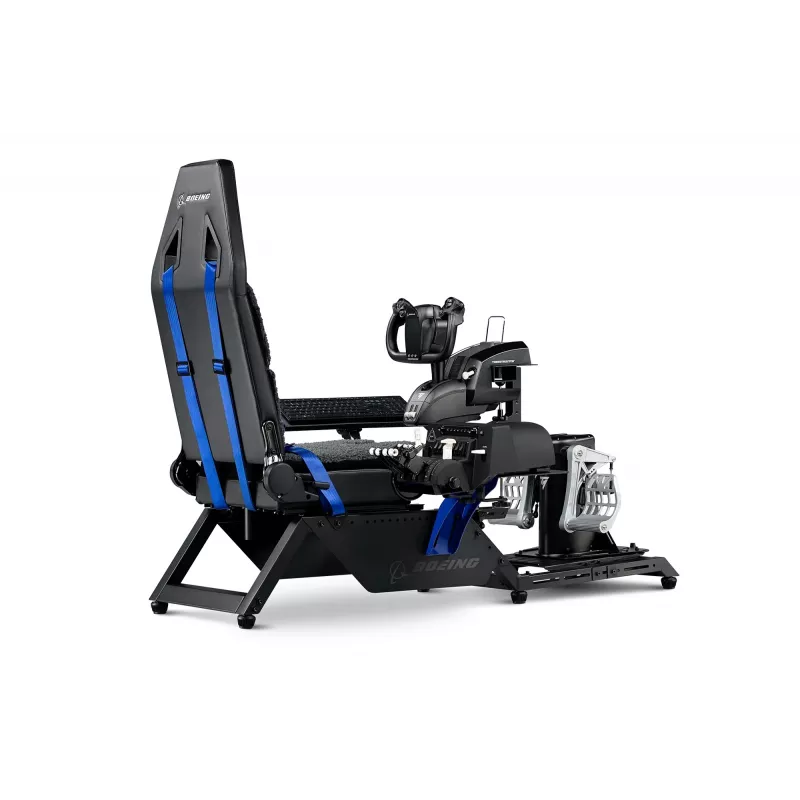 Cabina per simulatore di volo Next Level Racing Boeing Commercial Edition, dettagli blu