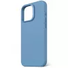Decoded D25IPO16PMBCS9AE AntiMicrobial cover posteriore in silicone per iPhone 16 Pro Max, azzurra