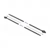 Fascette fermacavi parallele DeLOCK Beaded Kabel Tie lunghezza 200 x larghezza 2,4 mm nero 100 pezzi