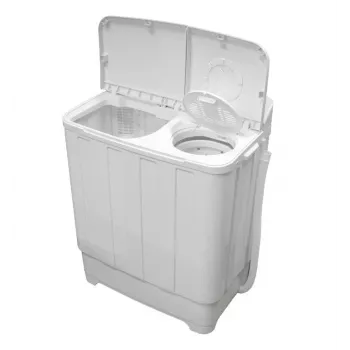 Lavatrice semiautomatica Ravanson XPB-800 — capacità 7,5 kg, 1400 giri/min, carica dall'alto, bianco