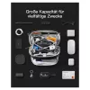 Custodia per cavi Inateck AB03010 — custodia organizer 27 × 15,8 × 11 cm, nero