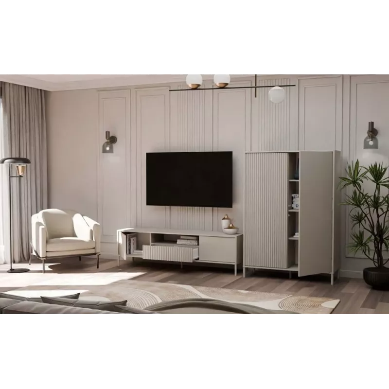 KAMARO 2DD sottile/GŁ SHOWROOM COLORE CASMERE