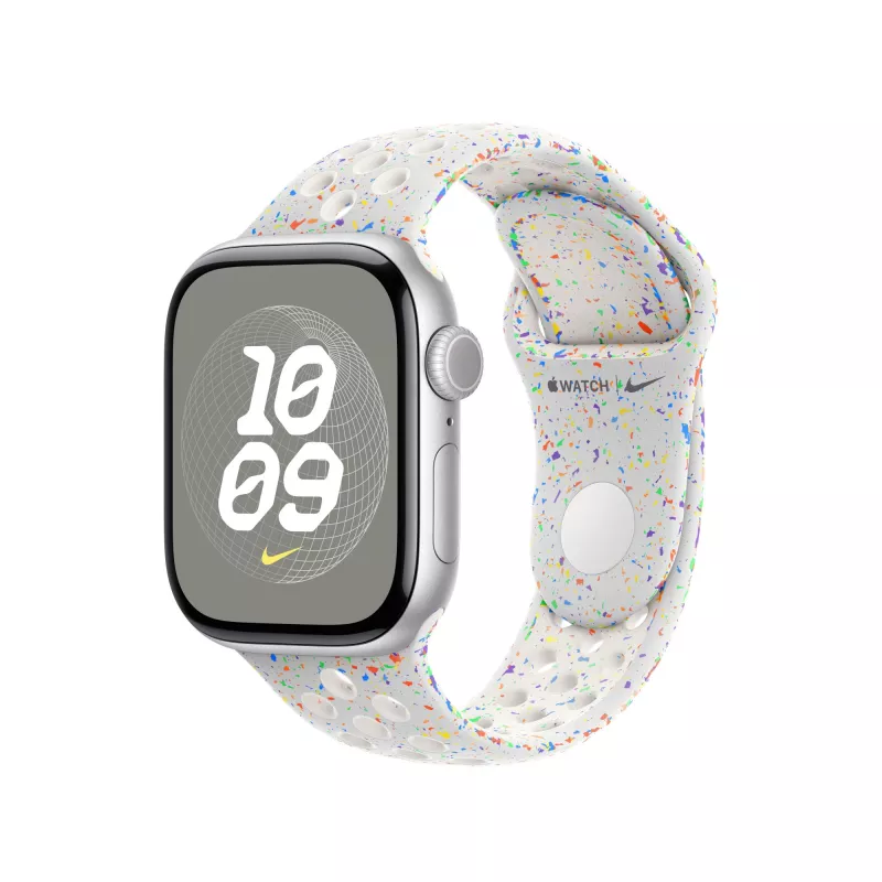Apple MC1V4ZM/A cinturino per smartwatch platino fluoroelastomero