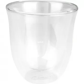 De’Longhi 5513214601 bicchiere da caffè trasparente 2 pz. 190 ml