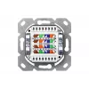 Digitus DN-9006-N presa di rete CAT 6, classe E, schermata, da superficie, bianca