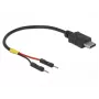 DeLOCK 85418 cavo di alimentazione USB-C a 2x connettori pin header, 0,1 m