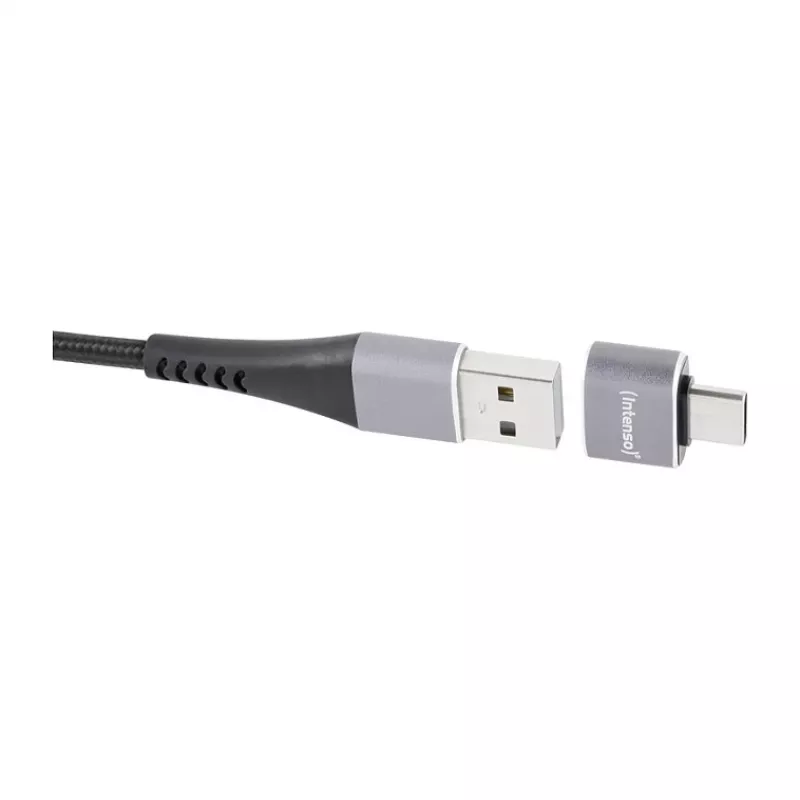 Intenso confezione da 3 adattatori USB USB-A -> USB-C C480C alluminio