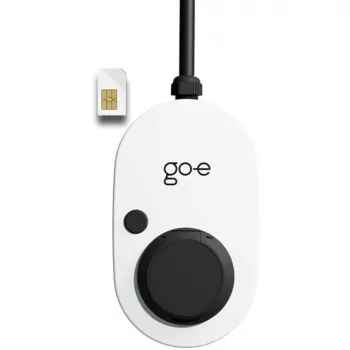 Charger Gemini 2.0, 22 kW (32A trifase), wallbox bianco/nero, senza cavo, 4G/LTE