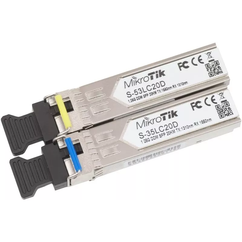 Modulo ricetrasmettitore di rete Mikrotik S-3553LC20D 1250 Mbit/s SFP