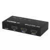 Splitter video HDMI SAVIO CL-42 — 2 uscite HDMI, 1920x1080, colore 36 bit, case in metallo, 5V/1A