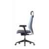 Up Up Athene sedia da ufficio ergonomica nero, grigio + tessuto blu