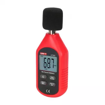 Fonometro UT353, range 30–130 dB, frequenza 31,5 Hz–8 kHz